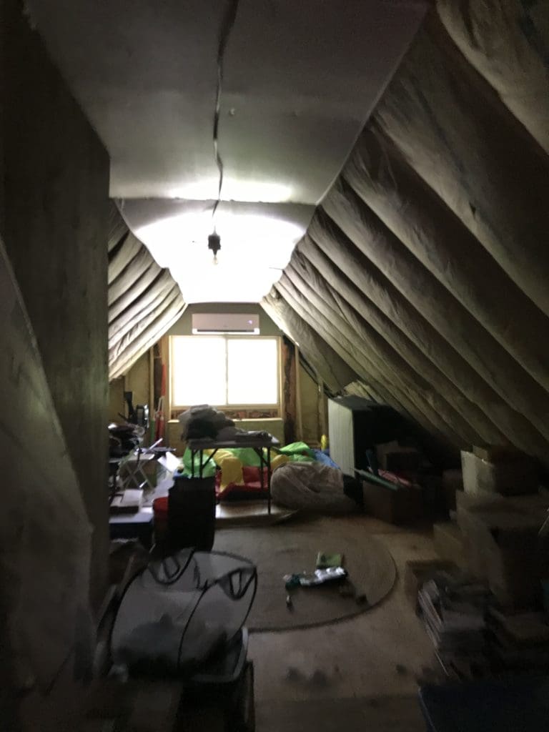 attic project before